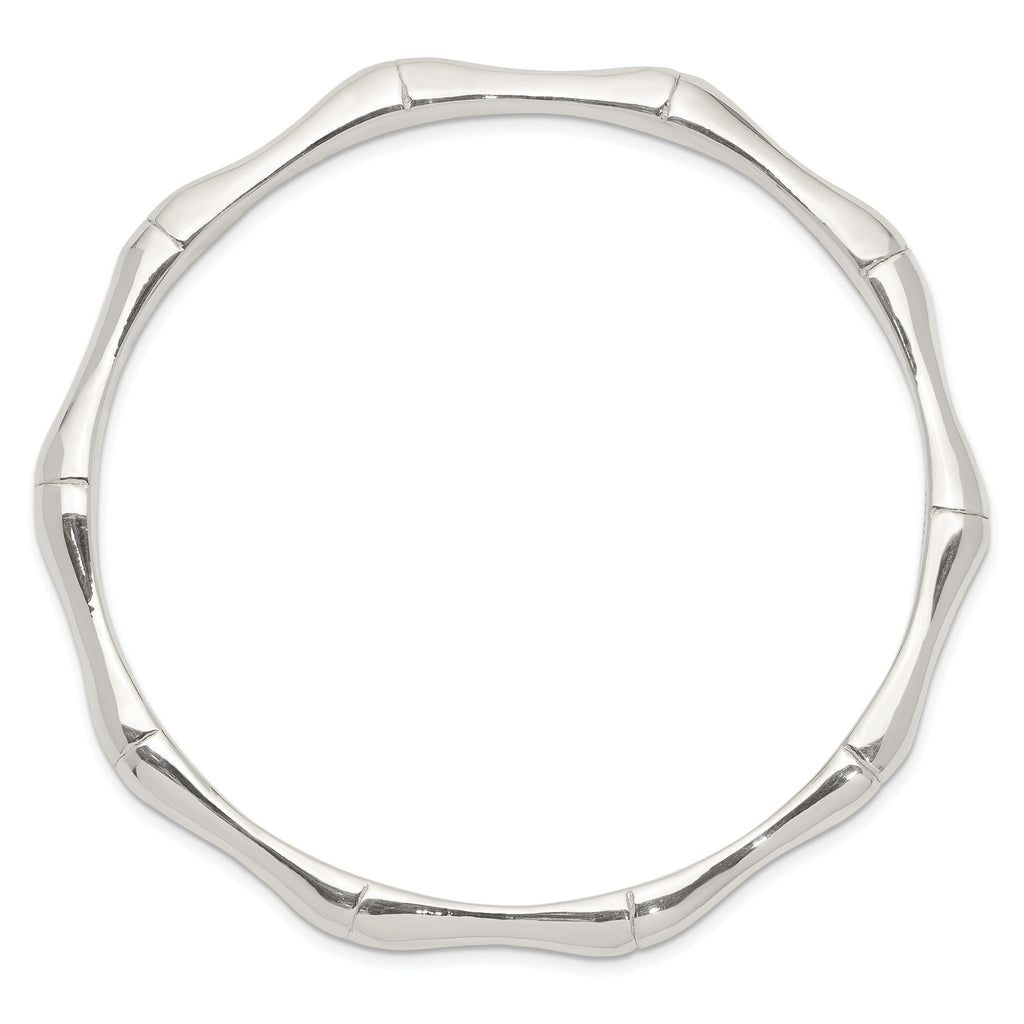 Sterling Silver Polished Slip-on Bangle