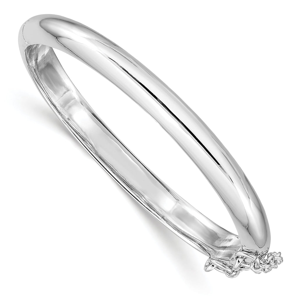 Sophia Jewelers Sterling Silver Child's Bangle with Safety Clasp