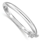 Sophia Jewelers Sterling Silver Child's Bangle with Safety Clasp