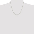 Diamond-Cut Cable Chain Necklace in Sterling Silver, 1mm