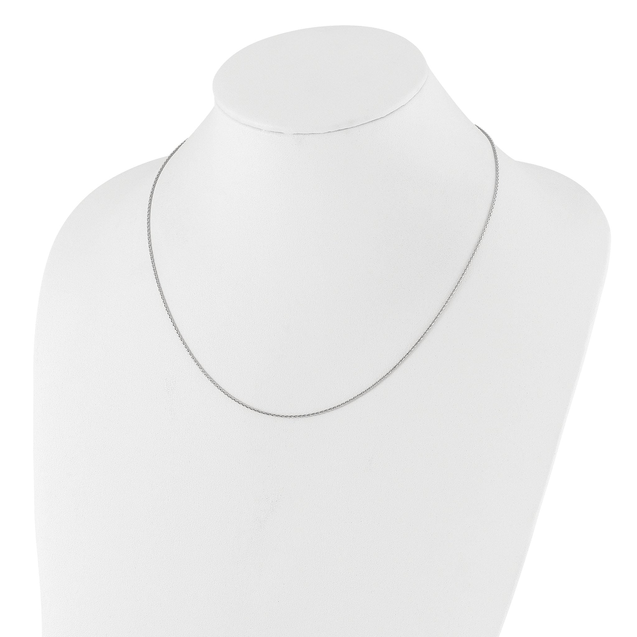 Diamond-Cut Spiga Chain in Sterling Silver, Adjustable