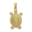 14K Land Turtle Charm