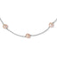 Sterling Silver Pearl Necklace with Pink Freshwater Pearls Elegant 18 Chain