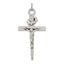 Sophia Jewelers Sterling Silver 925 Antiqued Crucifix Pendant Polished Finish