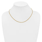 Curb Chain Necklace in 14/20 Gold-Filled Yellow Gold, 2mm
