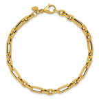 14K Polished Fancy Link Bracelet