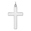 Sterling Silver 925 Cross Pendant with LordÃÂ¢Ã¢âÂ¬Ã¢âÂ¢s Prayer Rhodium-Plated Polished Engravable