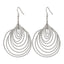 Stainless Steel Polished Twisted Drop Dangle Earrings for Women