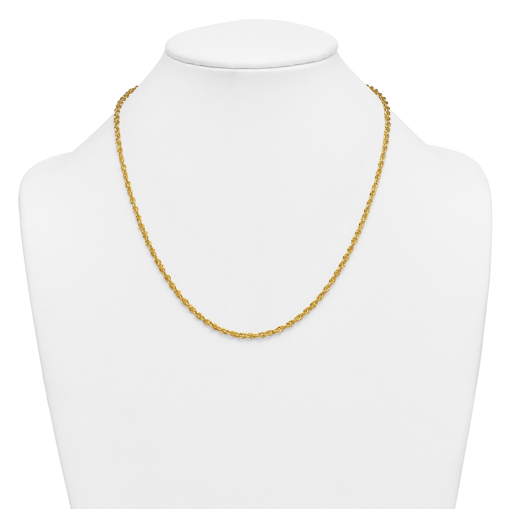 14K Gold Filled Singapore Chain Necklace in 3.2mm Width