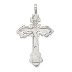Sophia Jewelers Sterling Silver 925 Crucifix Pendant with Polished Anti-Tarnish Finish