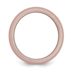Domed Silicone Wedding Band in Pink Metallic, 8.7mm