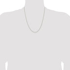 Diamond-Cut Spiga Chain Necklace in Sterling Silver
