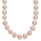 14K Gold Pink Freshwater Pearl Necklace Elegant Women's Jewelry