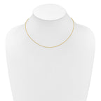 1.0mm 10K Yellow Gold Baby Spiga Chain