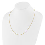 Sterling Silver Gold-plated Adjustable 1.75mm Cable Chain