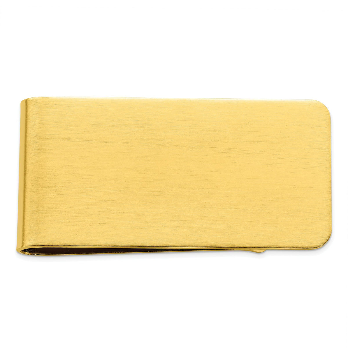 Gold-plated Kelly Waters Satin Rectangle Money Clip Main image