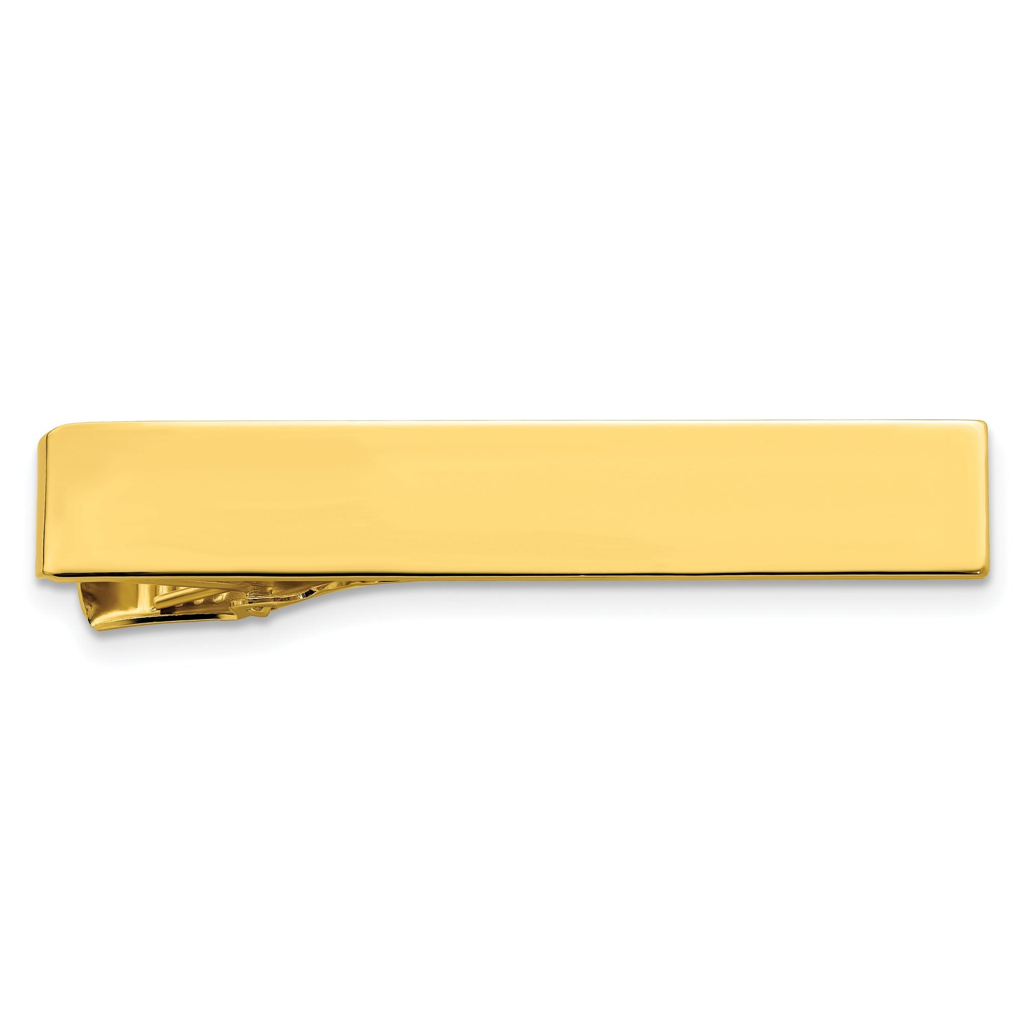 Kelly Waters Gold-plated Polished Engravable Tie Bar Main image