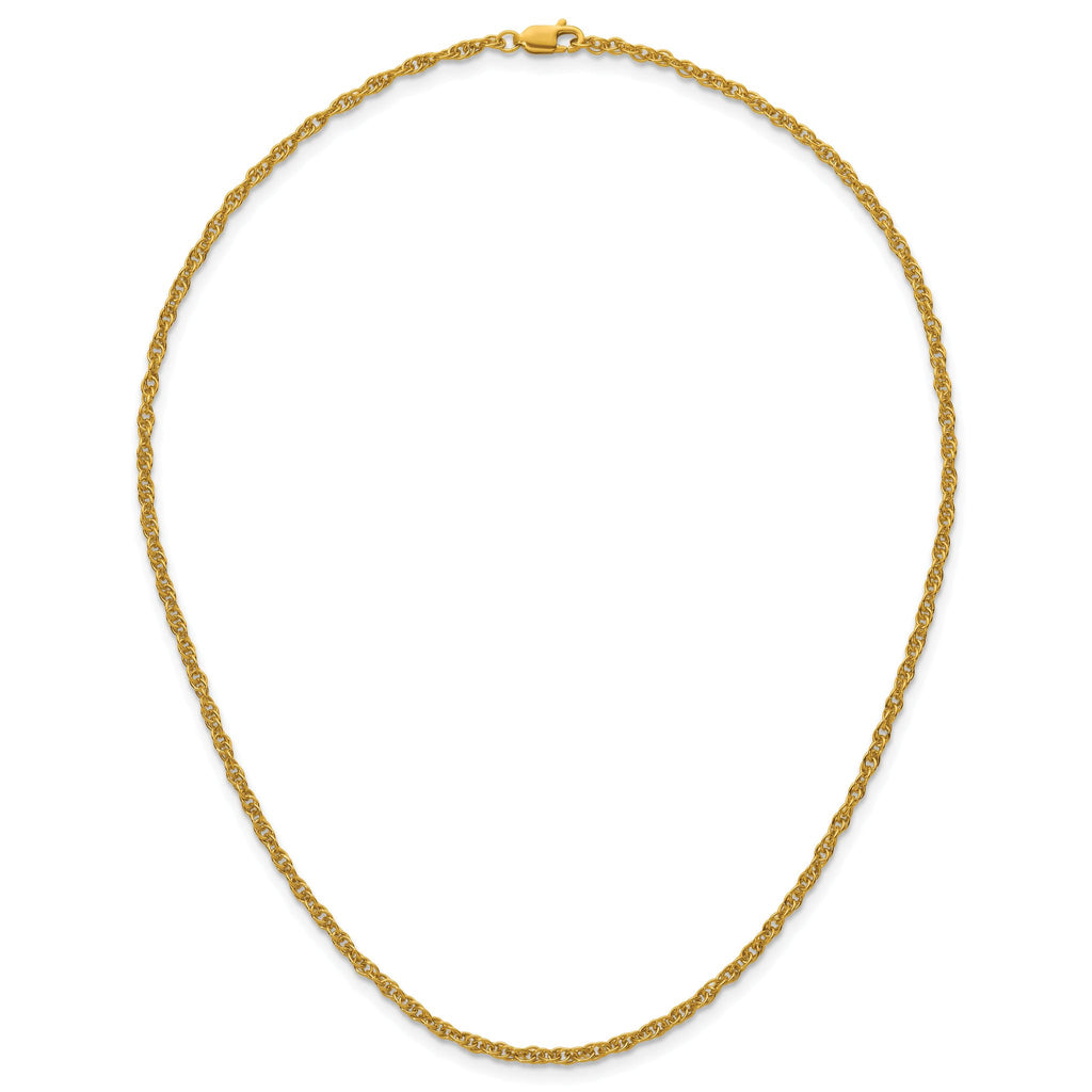 Rope Chain Necklace in 14/20 Gold Filled, 2.5mm