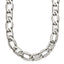 Sophia Jewelers Men's Polished Stainless Steel Necklace Gift Ready 24 Inch