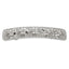 1928 Jewelry Silver-tone Ornate Floral Motif Hair Barrette