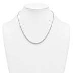 14k White Gold 4 carat Lab Grown Diamond VS+ F+ Complete 18 inch Fashion Tennis Necklace