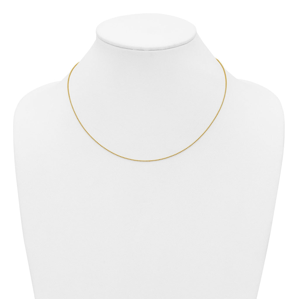 1/20 14K Gold Filled 1.0mm Adjustable Beaded Chain