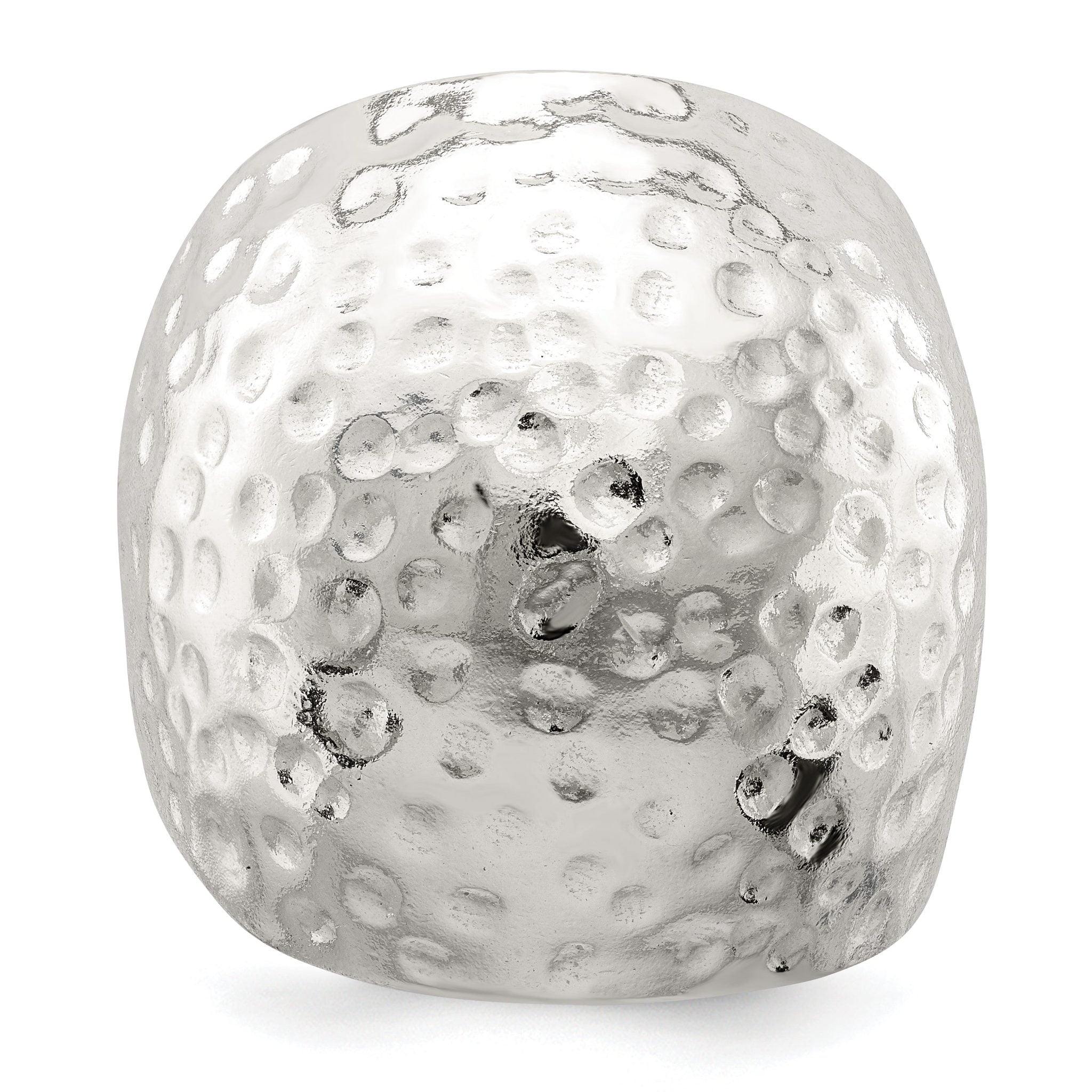 Sterling Silver Textured Dome Ring
