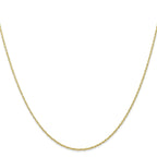 Rope Chain Necklace in 10K Yellow Gold, 0.7mm