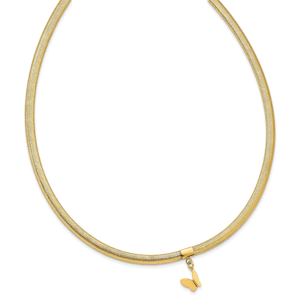14k Butterfly Necklace