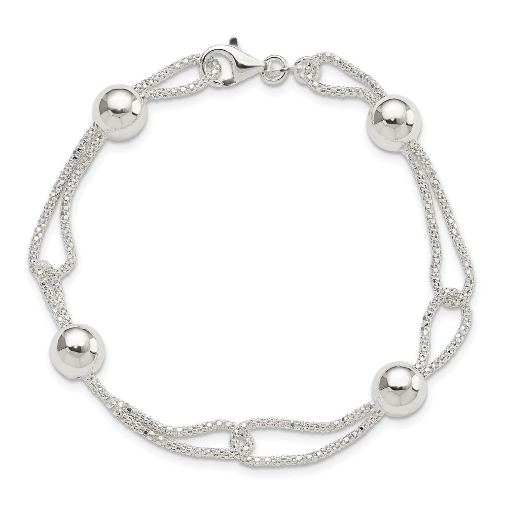 Sterling Silver Fancy Bracelet