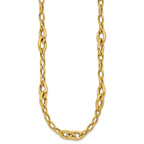 14K Polished Fancy Link Necklace