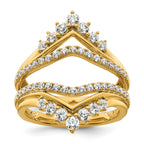 14k 1 carat Lab Grown Diamond VS/SI+ G+ Complete Ring Guard