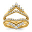 14k 1 carat Lab Grown Diamond VS/SI+ G+ Complete Ring Guard