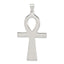 Sterling Silver 925 Ankh Cross Pendant Polished Elegant Design