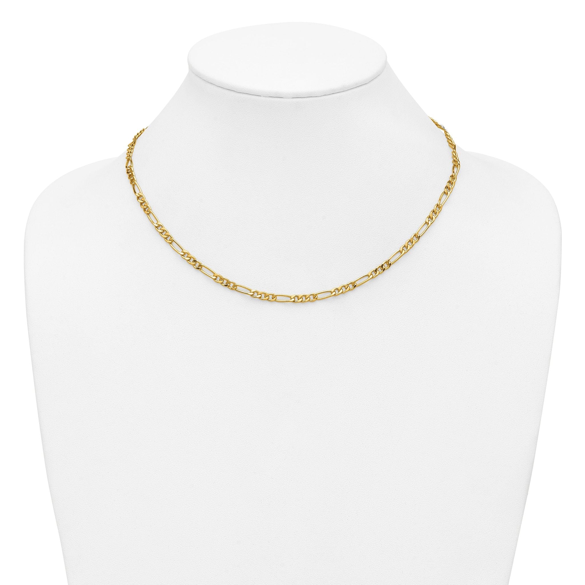 Figaro Chain Necklace in 14/20 Gold Filled, 3.75mm