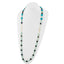 Sterling Silver Gold-plated Multi Stone Adj. 17in or 40in Necklace