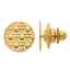 14K Gold Men's Polished Basketweave Textured Tie Tac