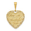 14K Gold Reversible Sister Charm Elegant & Gift Ready