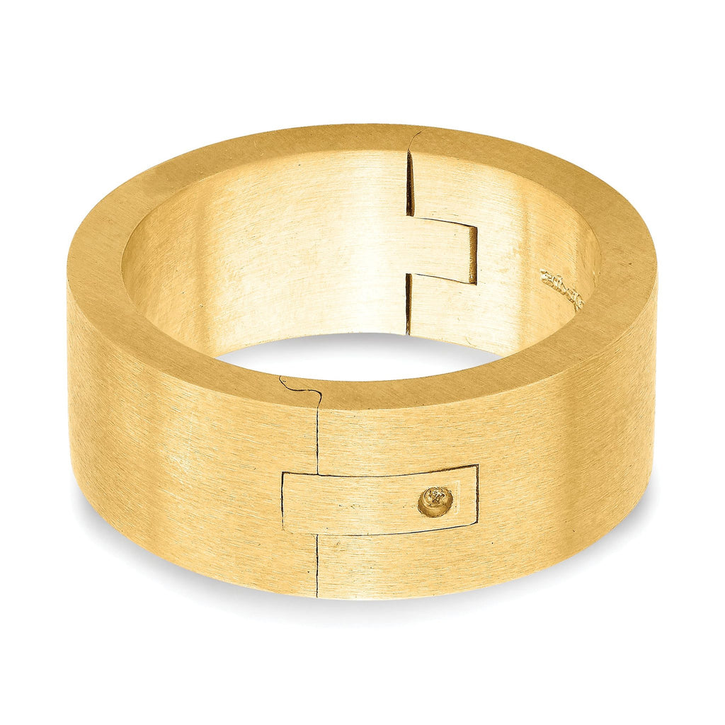 14k Yellow Gold 8mm CLIQ Hinged Shank Size 8.5