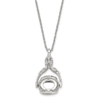 1928 Jewelry Silver-tone Three Sided Spinning Floral Pattern Oval 13mm Lockets 30 inch Necklace Holds 6 Photos
