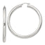 Sterling Silver 5mm Round Hoop Earrings