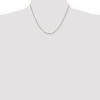 Diamond-Cut Rolo Cable Chain in Sterling Silver