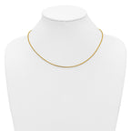 Franco Chain Necklace in 14K Yellow Gold, 1mm