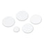 100-piece 1.00mm Flat Mineral Crystal Blanks Assortment