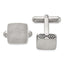 Stainless Steel Brushed Black Oxidized Cuff Links