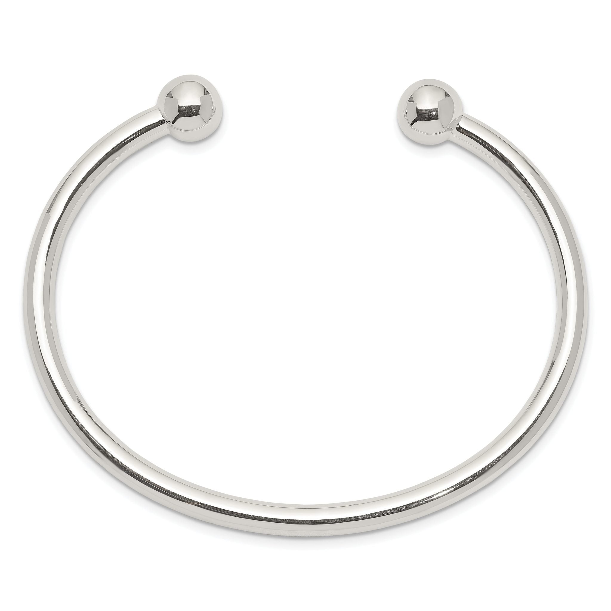 Sophia Jewelers Sterling Silver 925 Women's Cuff Bangle with Polished Finish Secondary image
