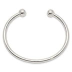 Sophia Jewelers Sterling Silver 925 Women's Cuff Bangle with Polished Finish