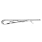 Rhodium-plated Kelly Waters Polished with Engraveable Area Money Clip