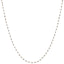 14k White Gold Coffee Brown Diamond Briolette Necklace