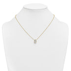 14k 2 carat Certified Lab Grown Diamond VS+ F+ Pear Complete 18 inch Bezel Set Solitaire Necklace